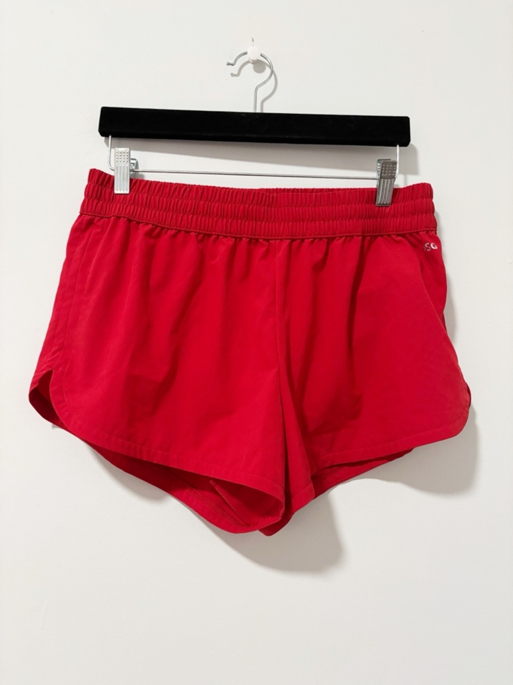 DSG Run Stride Athletic Shorts Womens Size Medium Red Activewear Athleisure